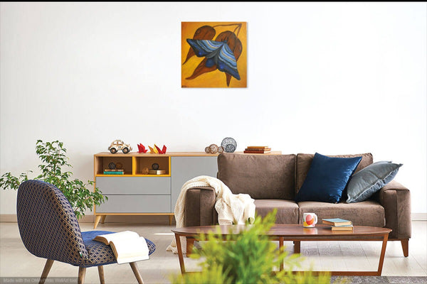 Midnight moth in autumn light