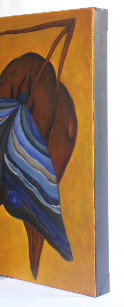 Midnight moth in autumn light