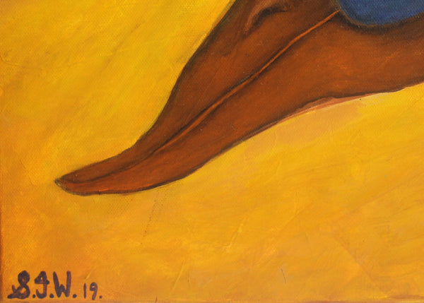 Midnight moth in autumn light