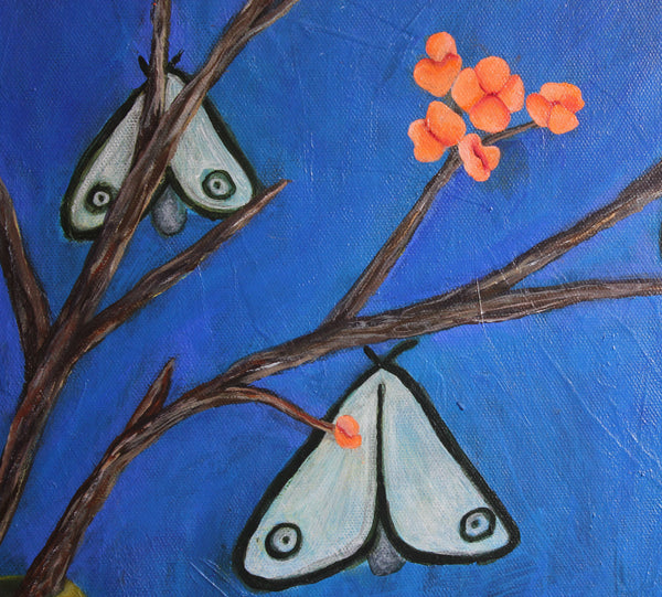 oh to be a moth on the wall